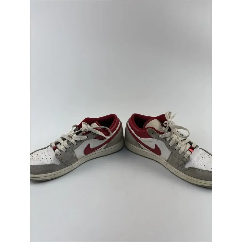 Air Jordan 1 Low SE Light Smoke Grey Gym Red Men's Sneaker Size 8 DC6991-016